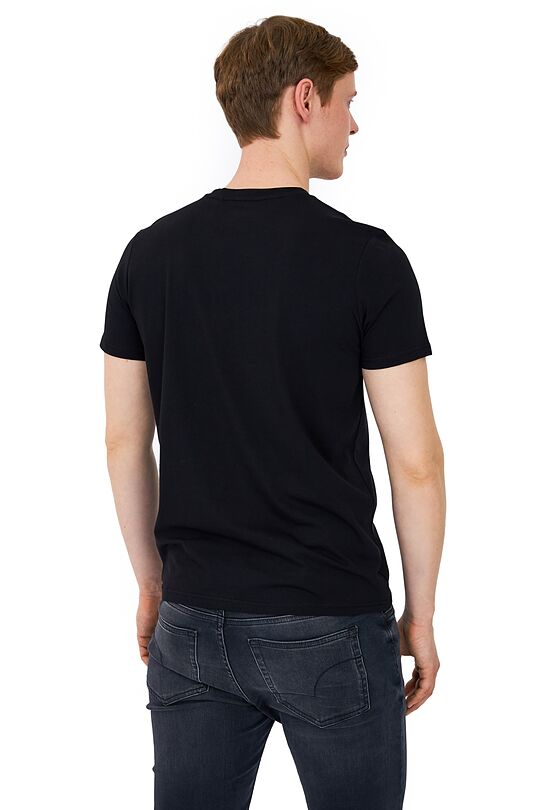 Organic cotton essential t-shirt 2 | BLACK | Audimas