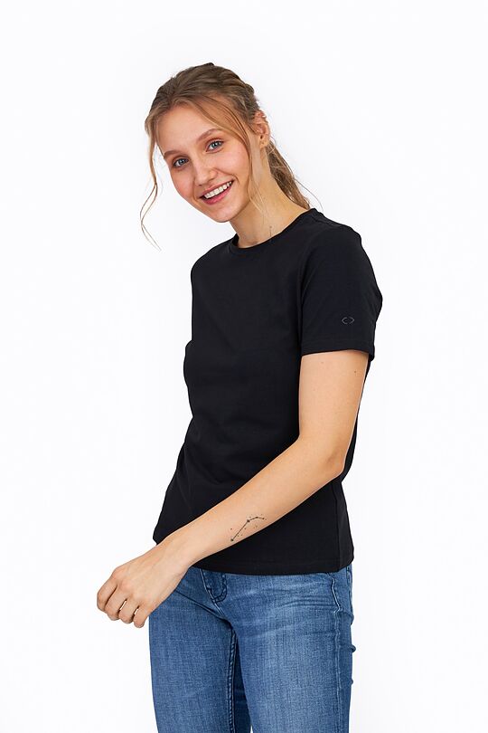 Organic cotton essential t-shirt 1 | BLACK | Audimas