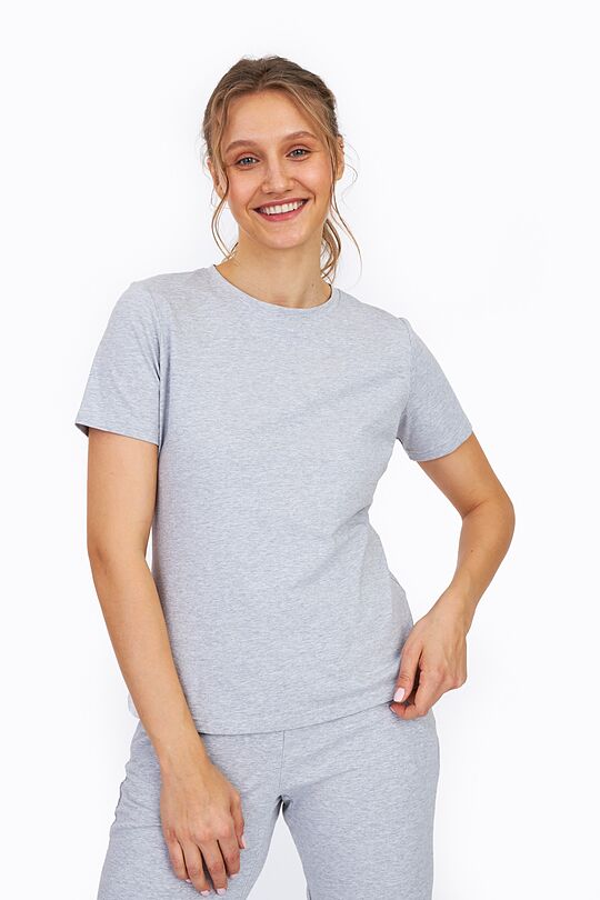 Organic cotton essential t-shirt 1 | GREY | Audimas