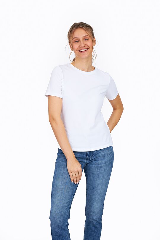 Organic cotton essential t-shirt 1 | WHITE | Audimas