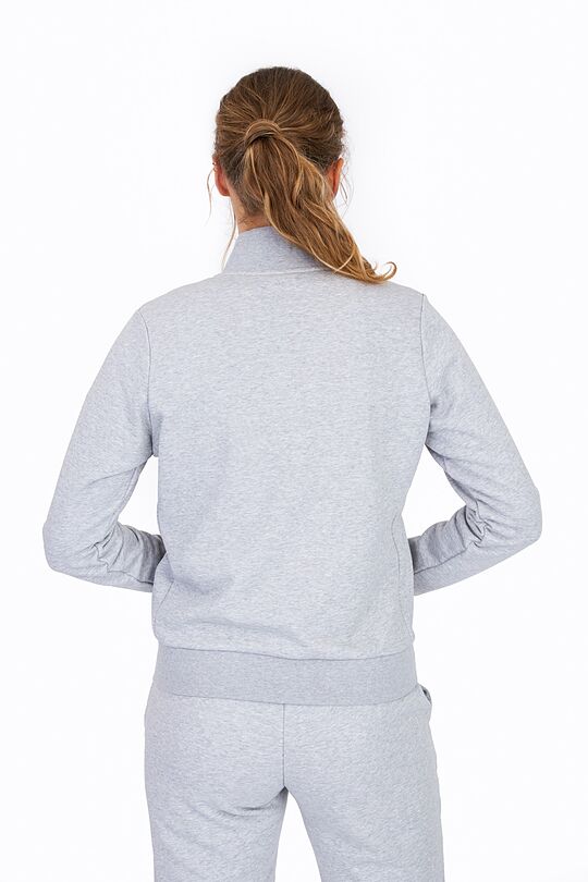 Organic cotton zip through sweatshirt 2 | GREY | Audimas