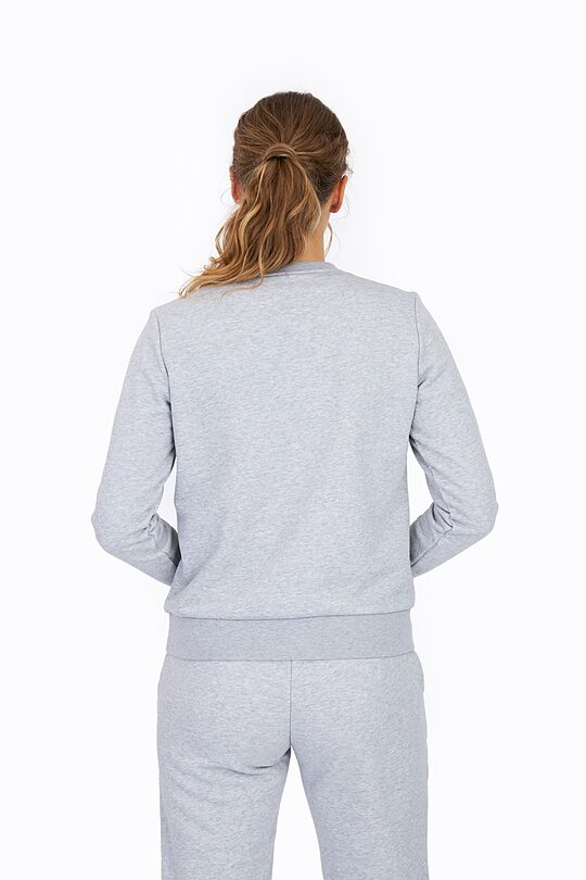 Organic cotton crewneck sweatshirt 2 | GREY | Audimas
