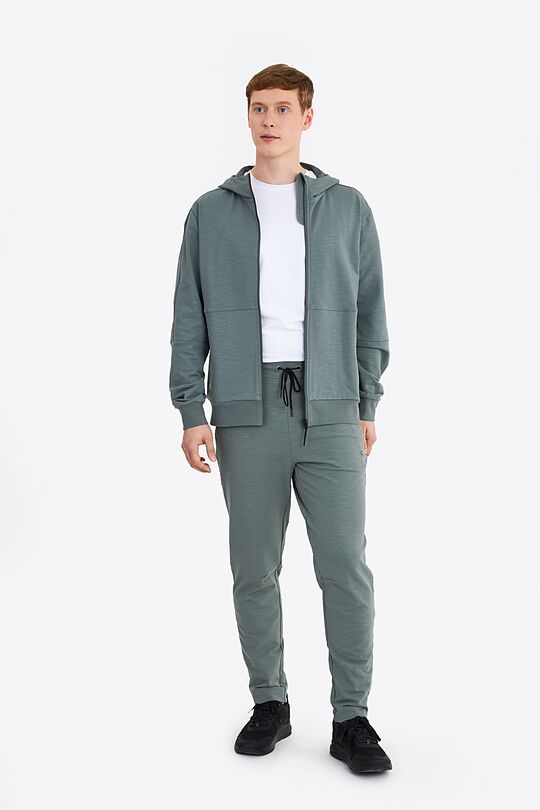 Fitted sweatpants 1 | GREEN/ KHAKI / LIME GREEN | Audimas