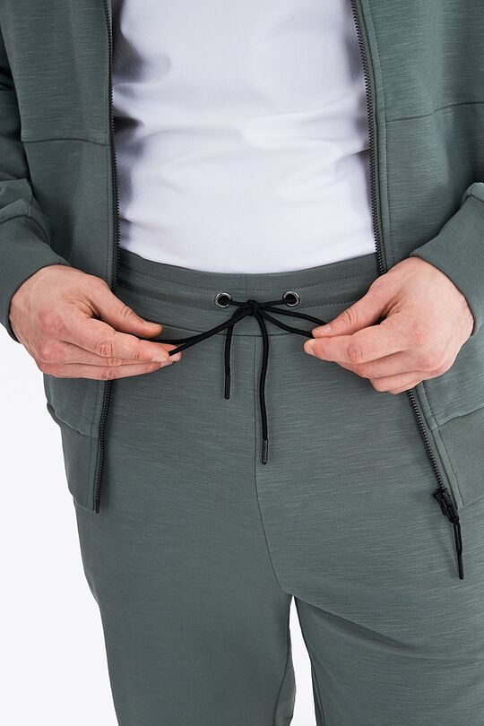 Fitted sweatpants 4 | GREEN/ KHAKI / LIME GREEN | Audimas