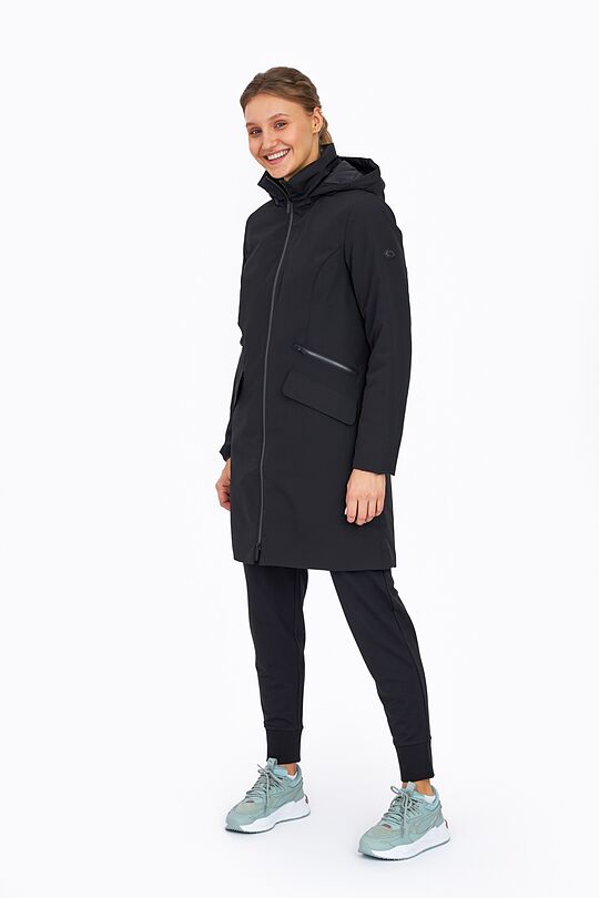 Long jacket with Thermore thermal insulation 3 | BLACK | Audimas
