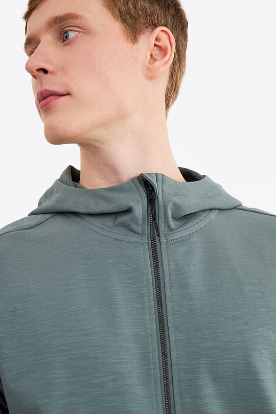 Zip through hoodie 3 | GREEN | Audimas