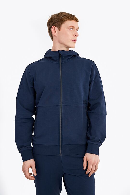 Zip through hoodie 1 | BLUE | Audimas
