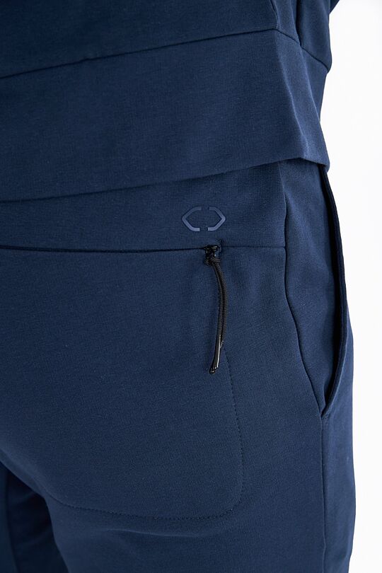 Organic french terry slim fit sweatpants 5 | BLUE | Audimas