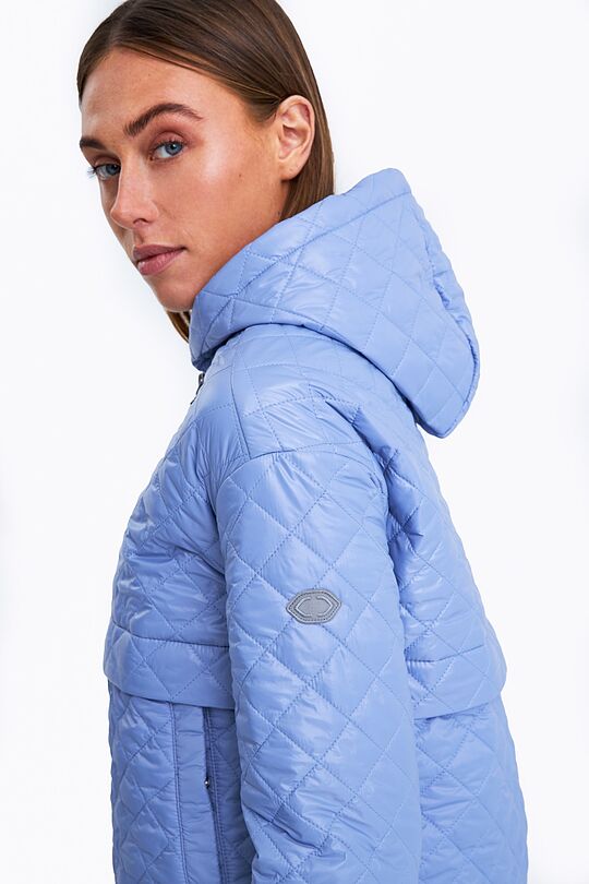 Short oversized quilted jacket 3 | PURPLE | Audimas