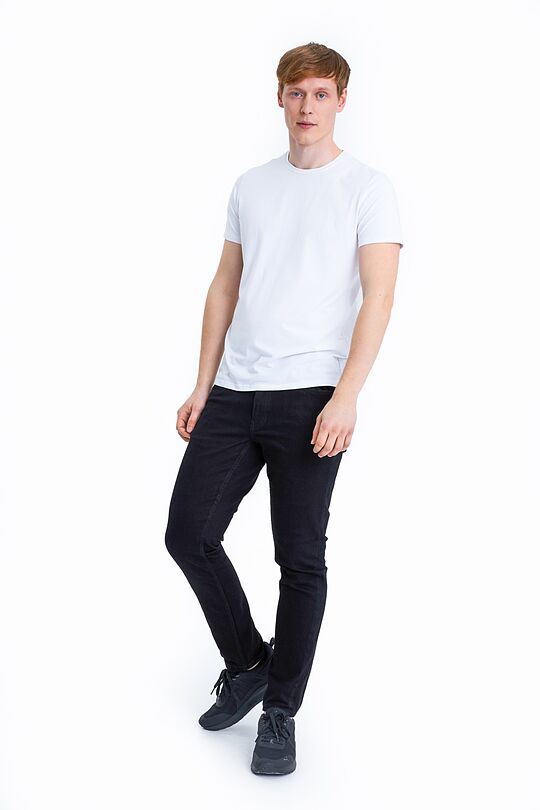 Slim fit stretch denim pants 1 | BLACK 1 | Audimas