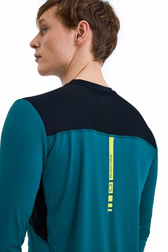 Functional long sleeve t-shirt 3 | GREEN/ KHAKI / LIME GREEN | Audimas