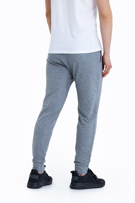 Stretch slim fit sweatpants 3 | GREY/MELANGE | Audimas