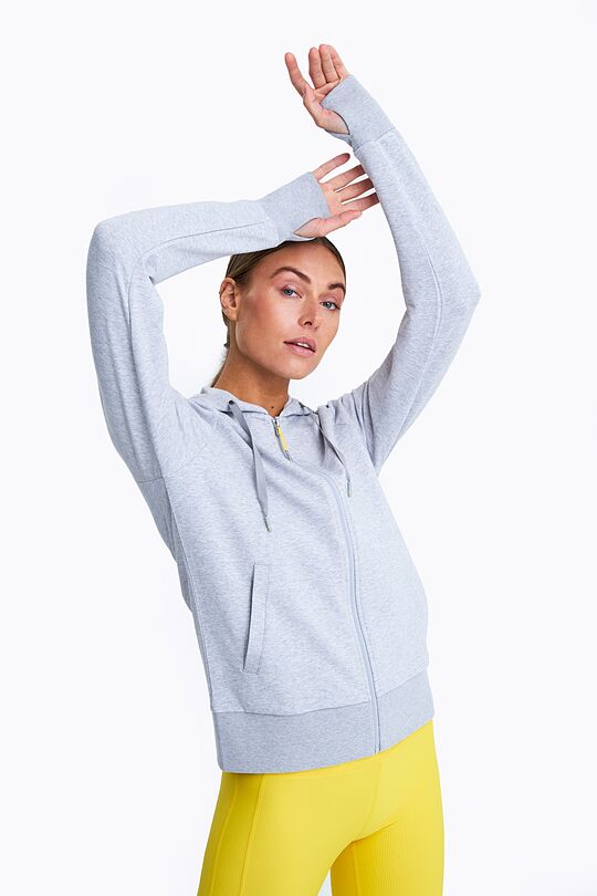 Modal zip through hoodie 1 | GREY | Audimas