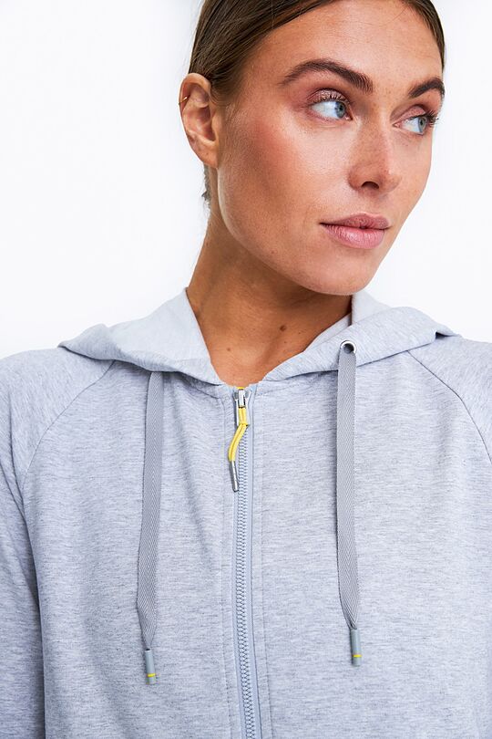 Modal zip through hoodie 6 | GREY | Audimas