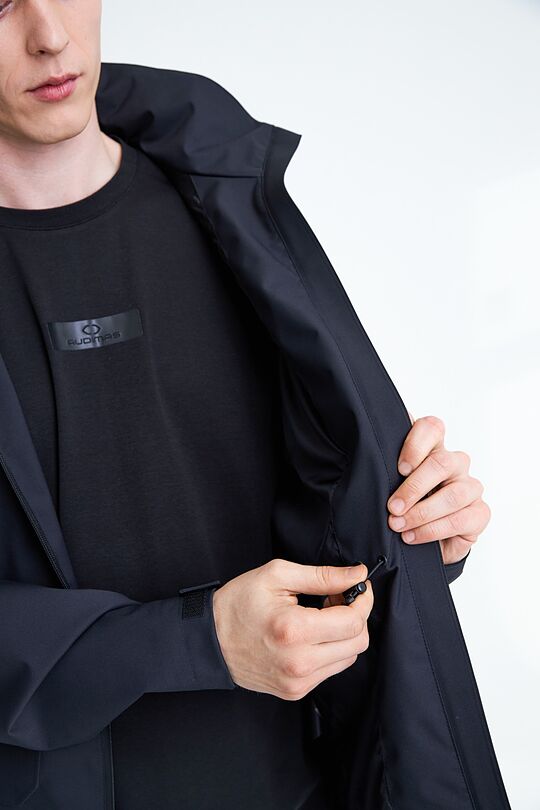 Light water repellant parka jacket 7 | BLACK | Audimas