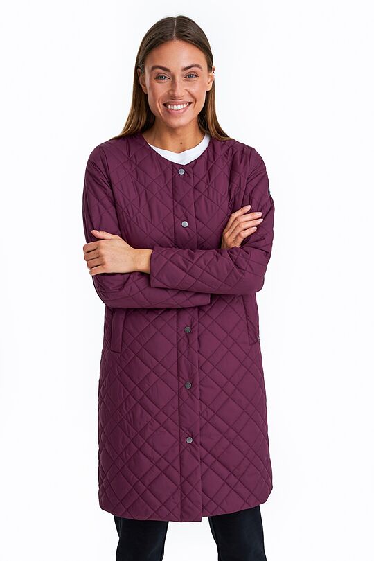 Long Thermore insulated quilted coat 4 | PURPLE | Audimas