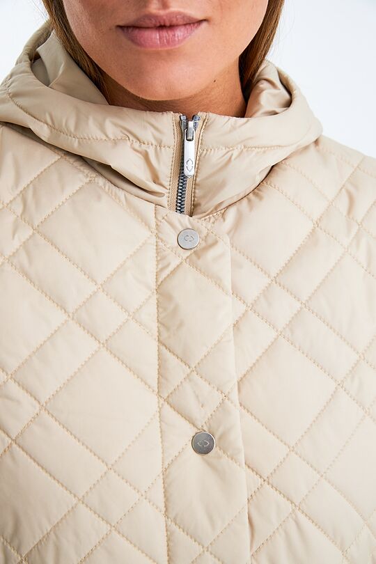 Long Thermore insulated quilted coat 5 | BROWN | Audimas