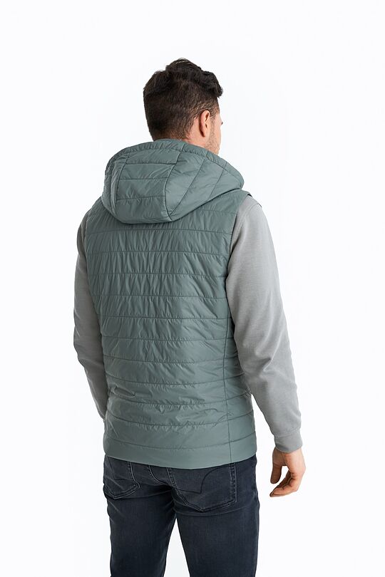 Thermore insulated padded vest 2 | GREEN/ KHAKI / LIME GREEN | Audimas