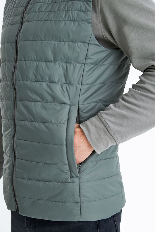 Thermore insulated padded vest 4 | GREEN | Audimas