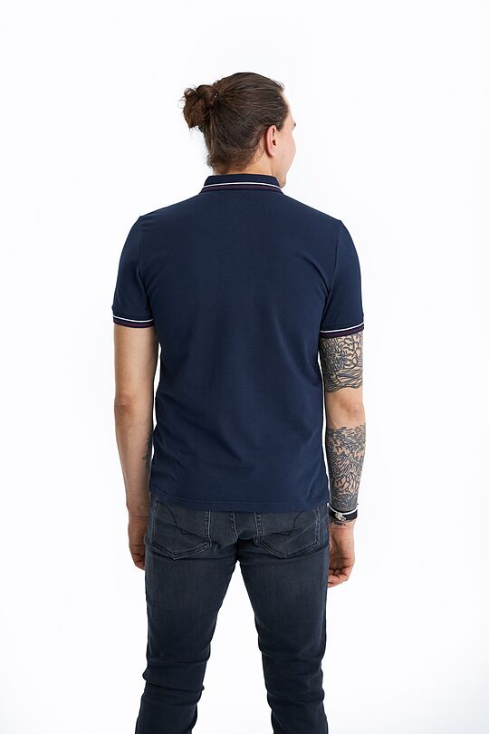 Organic cotton polo t-shirt 2 | BLUE | Audimas