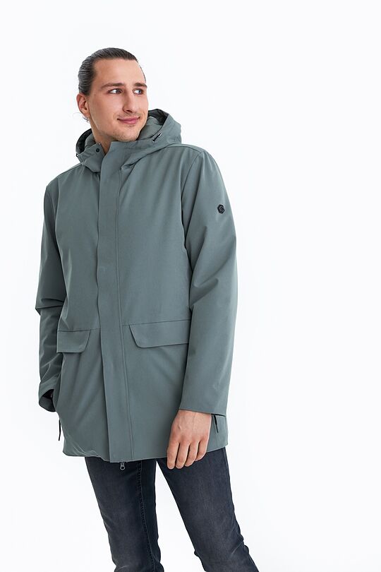 Long water repellant jacket 1 | GREEN | Audimas