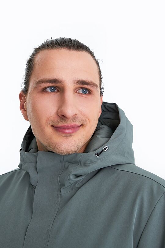 Long water repellant jacket 4 | GREEN | Audimas