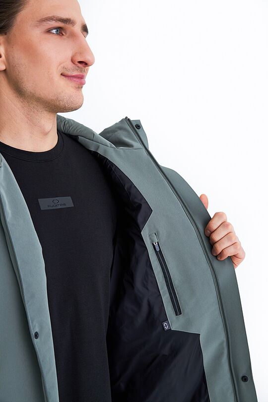 Long water repellant jacket 6 | GREEN | Audimas