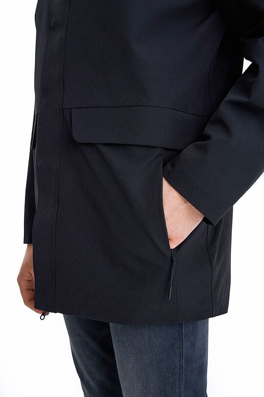 Long water repellant jacket 5 | BLACK | Audimas