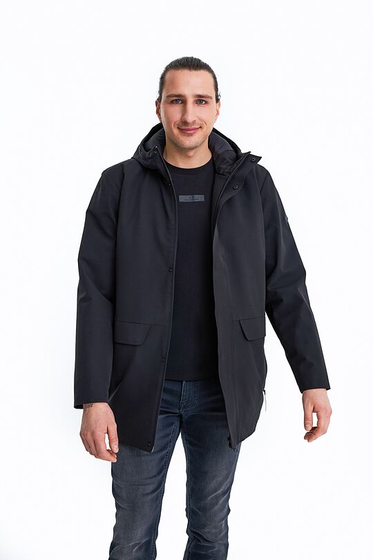 Long water repellant jacket 8 | BLACK | Audimas