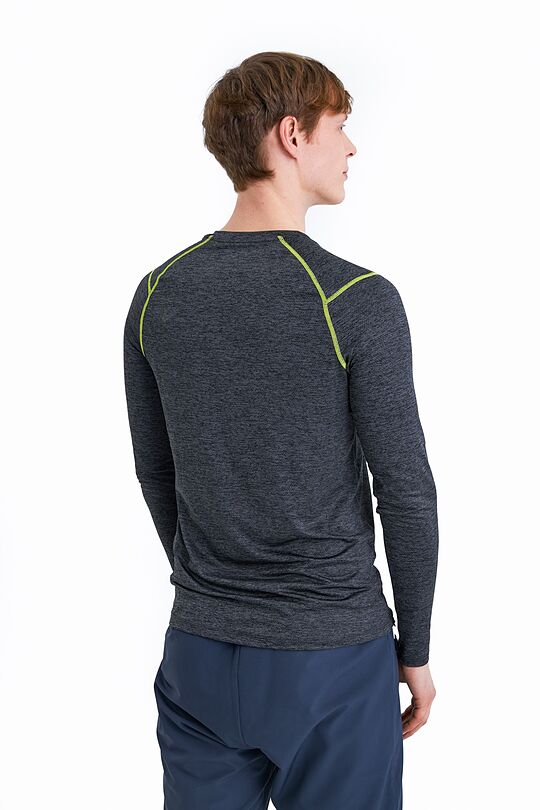 Training antibacterial long sleeve t-shirt 4 | GREY/MELANGE | Audimas