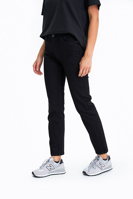 Slim fit stretch denim pants 2 | BLACK | Audimas