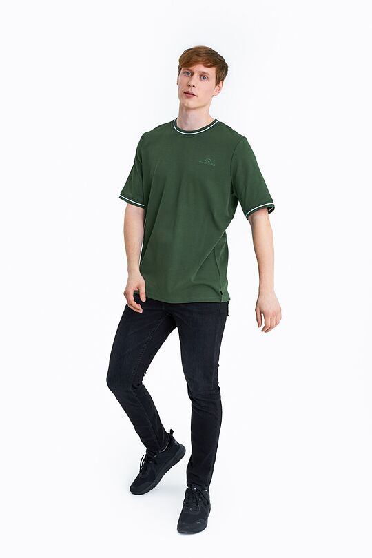 Short sleeve t-shirt 4 | GREEN/ KHAKI / LIME GREEN | Audimas