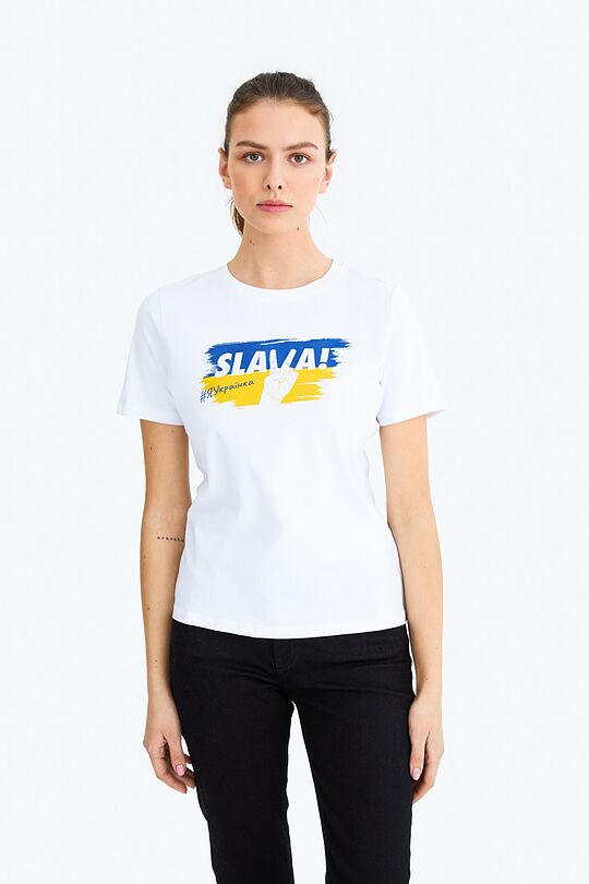 Stand with Ukraine – short sleeve T-shirt 1 | BALTA1 | Audimas
