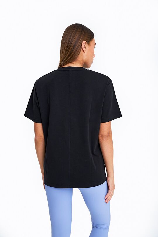 Oversized boyfriend t-shirt 2 | BLACK | Audimas