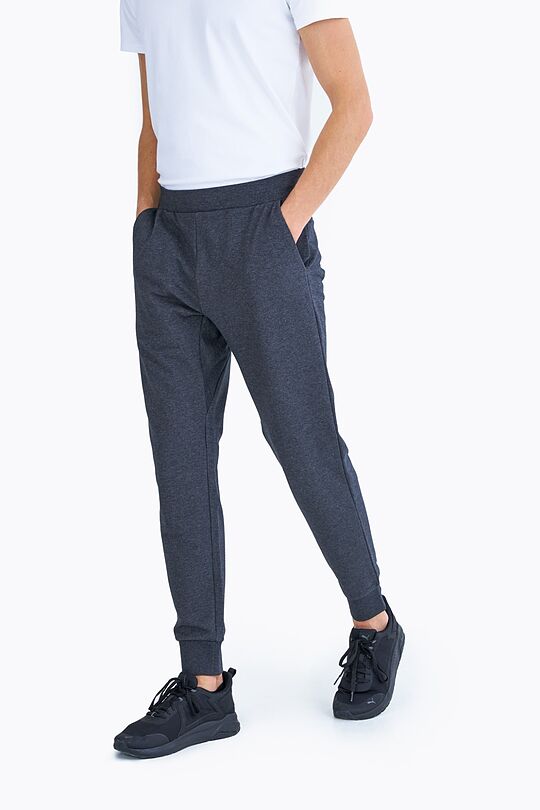 Organic french terry slim fit sweatpants 2 | GREY/MELANGE | Audimas