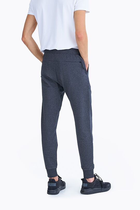 Organic french terry slim fit sweatpants 3 | GREY/MELANGE | Audimas