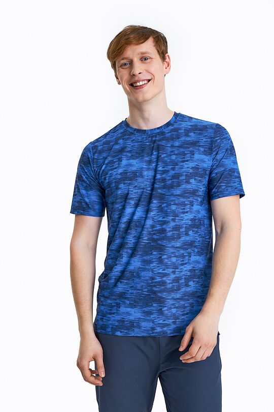 Printed training t-shirt 2 | BLUE | Audimas