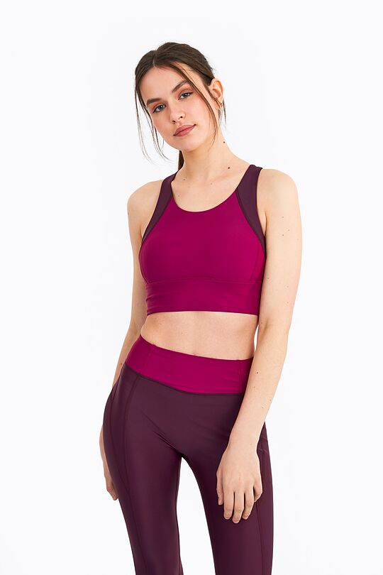 Medium support sports bra 2 | PURPLE | Audimas