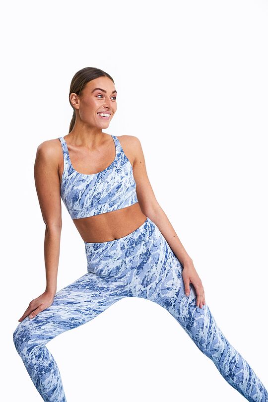 Light support printed sports bra 1 | BLUE | Audimas