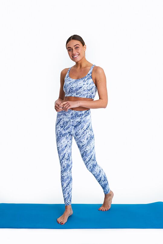 Light support printed sports bra 5 | BLUE | Audimas