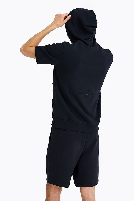 Short sleeve hoodie 2 | BLACK | Audimas