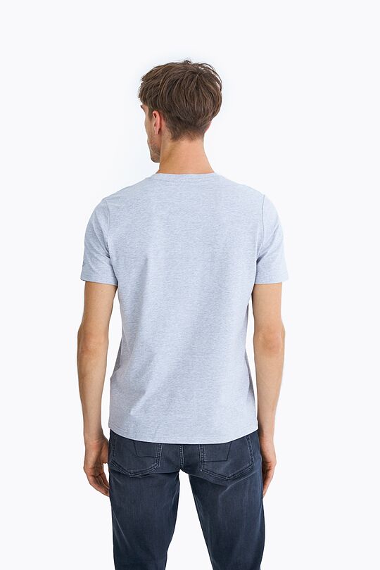 Organic cotton printed t-shirt 3 | GREY | Audimas