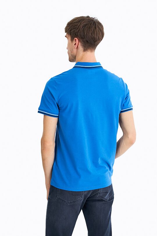 Organic cotton polo t-shirt 3 | BLUE | Audimas