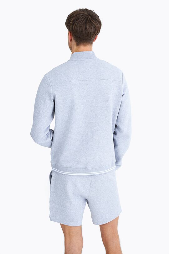 Pique half zip sweatshirt 2 | GREY/MELANGE | Audimas