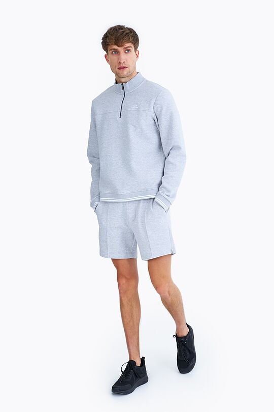 Pique half zip sweatshirt 5 | GREY/MELANGE | Audimas