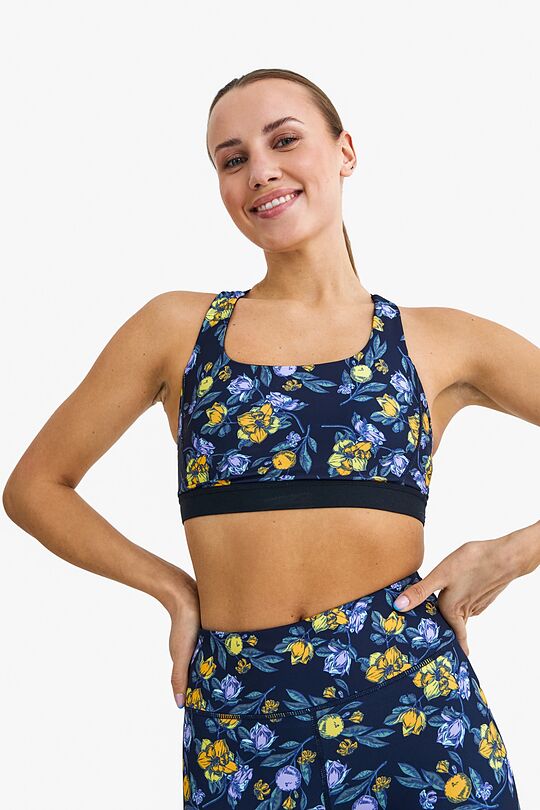 Functional sports bra 1 | NAVY BLAZER PRINTED | Audimas