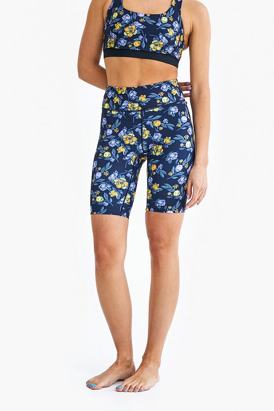 Printed biker shorts 2 | BLUE | Audimas