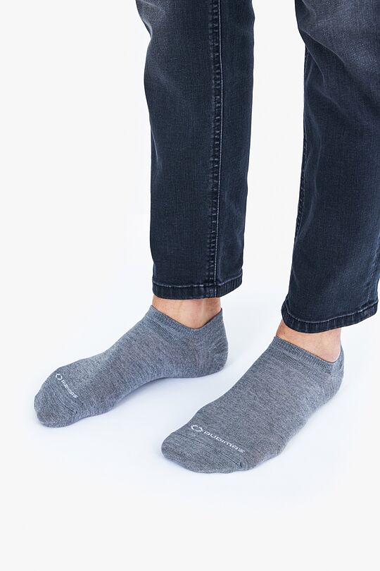 Short bamboo fiber socks 2 | GREY | Audimas