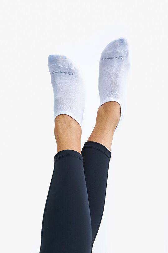 Short bamboo fiber socks 2 | WHITE | Audimas