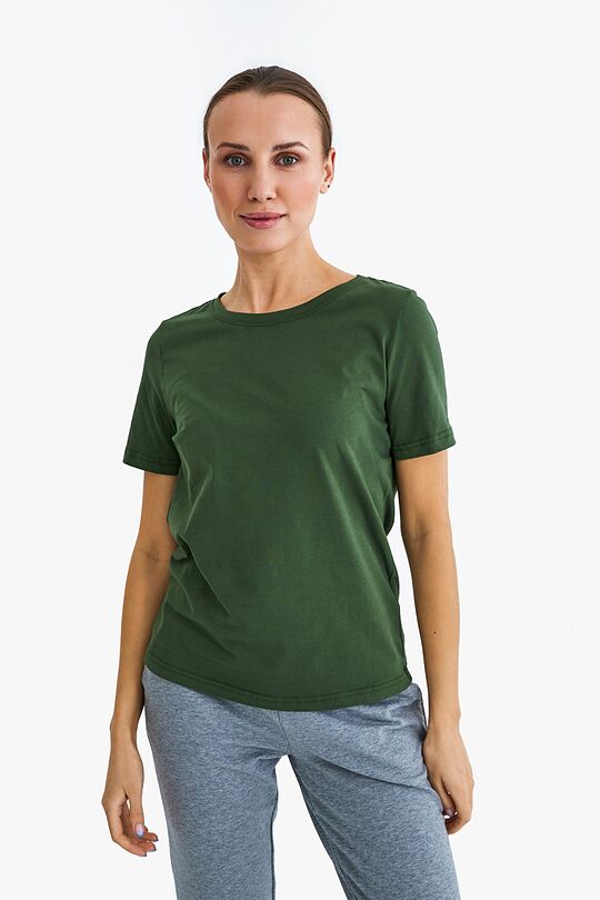 Cotton t-shirt 1 | GREEN/ KHAKI / LIME GREEN | Audimas